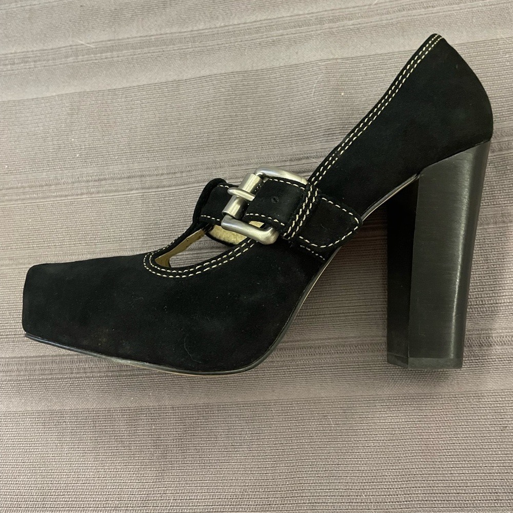 Michael Kors Annabel T-Strap 8.5, Black - Picture 7 of 9